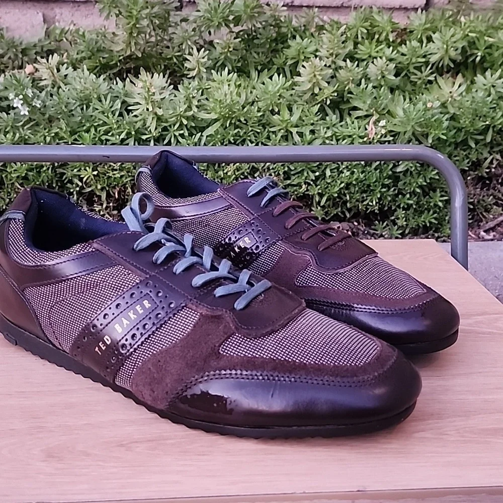 Ted Baker London Men Stoake Leather Sneaker Size 11